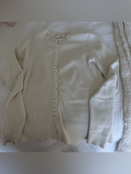 Wilfred Sweaters - Wilfred Cream Button-Front Knit Sweater